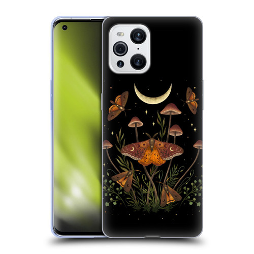 Episodic Drawing Illustration Animals Autumn Light Underwings Soft Gel Case for OPPO Find X3 / Pro