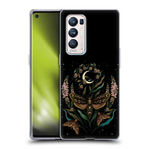 Episodic Drawing Illustration Animals Death Head Soft Gel Case for OPPO Find X3 Neo / Reno5 Pro+ 5G