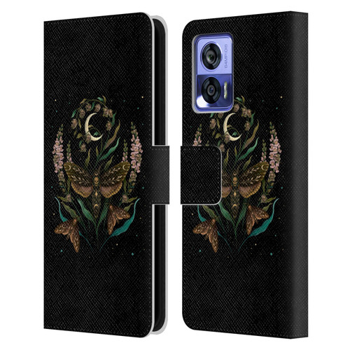 Episodic Drawing Illustration Animals Death Head Leather Book Wallet Case Cover For Motorola Edge 30 Neo 5G