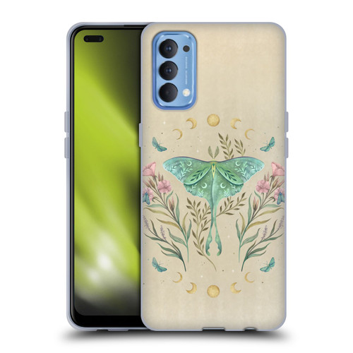 Episodic Drawing Illustration Animals Luna And Forester Vintage Soft Gel Case for OPPO Reno 4 5G
