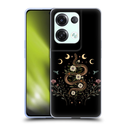 Episodic Drawing Illustration Animals Serpent Spell Soft Gel Case for OPPO Reno8 Pro