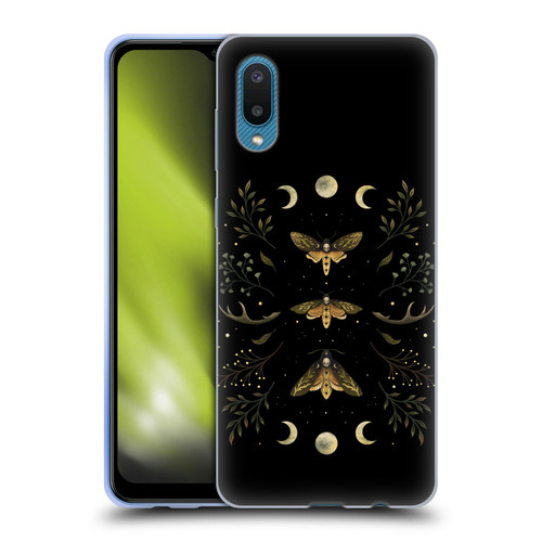 Episodic Drawing Illustration Animals Death Head Moth Night Soft Gel Case for Samsung Galaxy A02/M02 (2021)