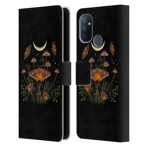 Episodic Drawing Illustration Animals Autumn Light Underwings Leather Book Wallet Case Cover For OnePlus Nord N100