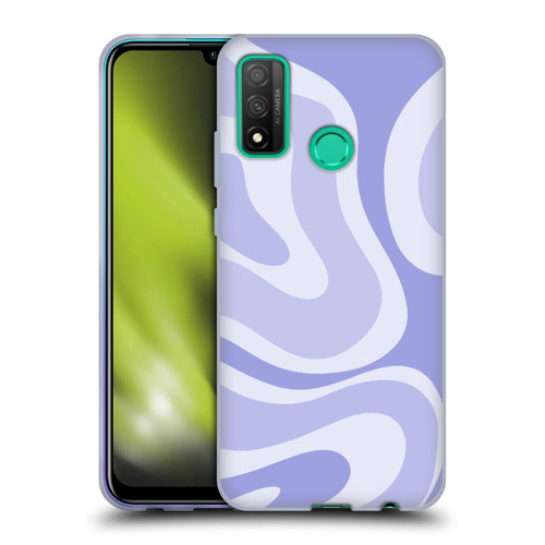 Kierkegaard Design Studio Art Modern Liquid Swirl Purple Soft Gel Case for Huawei P Smart (2020)