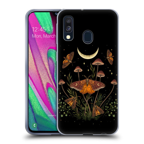 Episodic Drawing Illustration Animals Autumn Light Underwings Soft Gel Case for Samsung Galaxy A40 (2019)