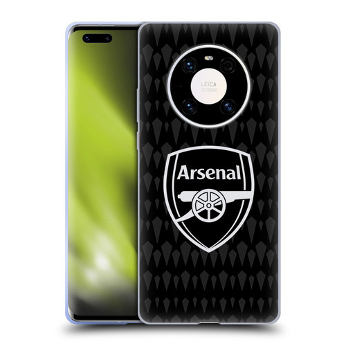 Arsenal FC 2023/24 Crest Kit Home Goalkeeper Soft Gel Case for Huawei Mate 40 Pro 5G