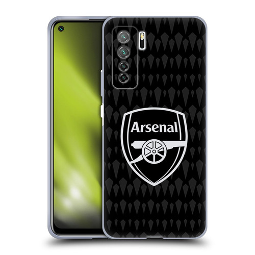 Arsenal FC 2023/24 Crest Kit Home Goalkeeper Soft Gel Case for Huawei Nova 7 SE/P40 Lite 5G