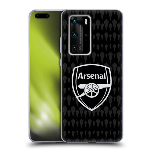 Arsenal FC 2023/24 Crest Kit Home Goalkeeper Soft Gel Case for Huawei P40 Pro / P40 Pro Plus 5G