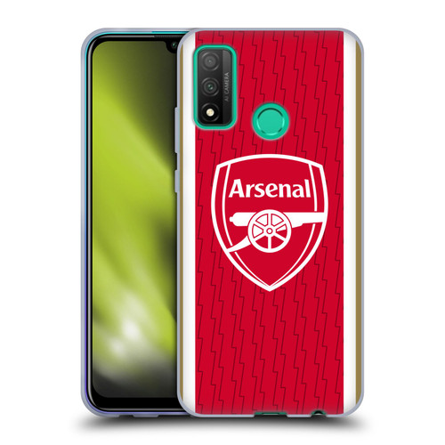 Arsenal FC 2023/24 Crest Kit Home Soft Gel Case for Huawei P Smart (2020)