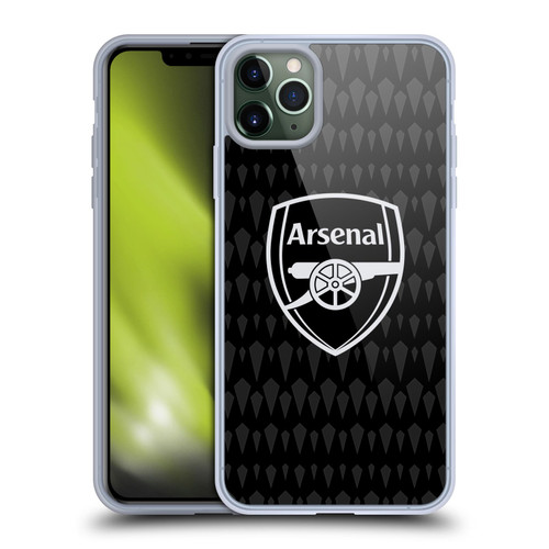 Arsenal FC 2023/24 Crest Kit Home Goalkeeper Soft Gel Case for Apple iPhone 11 Pro Max