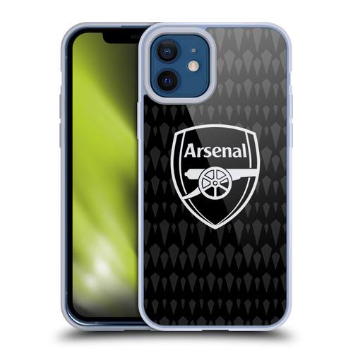 Arsenal FC 2023/24 Crest Kit Home Goalkeeper Soft Gel Case for Apple iPhone 12 / iPhone 12 Pro