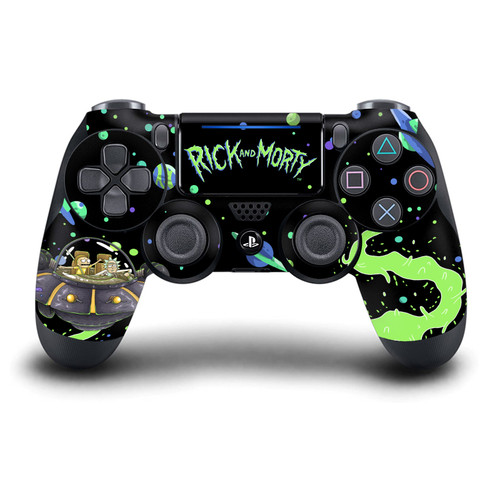 Rick And Morty Graphics The Space Cruiser Vinyl Sticker Skin Decal Cover for Sony DualShock 4 Controller