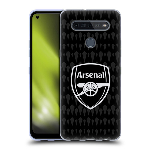 Arsenal FC 2023/24 Crest Kit Home Goalkeeper Soft Gel Case for LG K51S