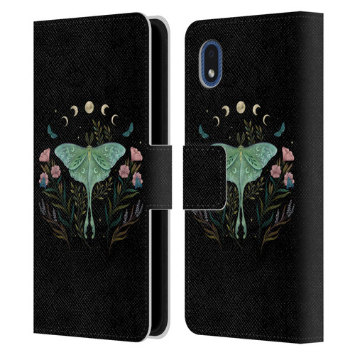 Episodic Drawing Illustration Animals Luna And Forester Leather Book Wallet Case Cover For Samsung Galaxy A01 Core (2020)