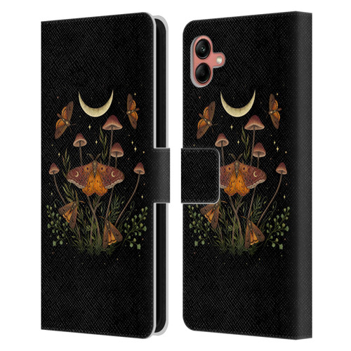 Episodic Drawing Illustration Animals Autumn Light Underwings Leather Book Wallet Case Cover For Samsung Galaxy A04 (2022)