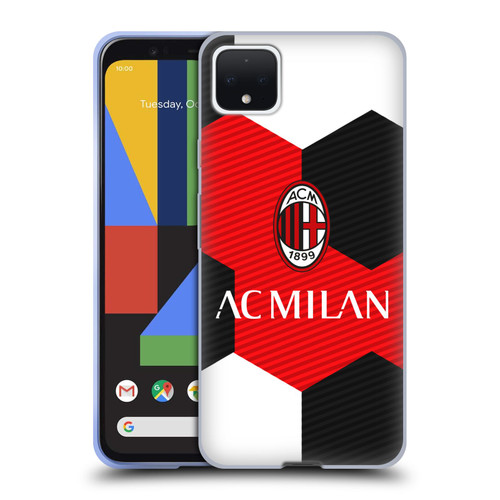 AC Milan Crest Ball Soft Gel Case for Google Pixel 4 XL