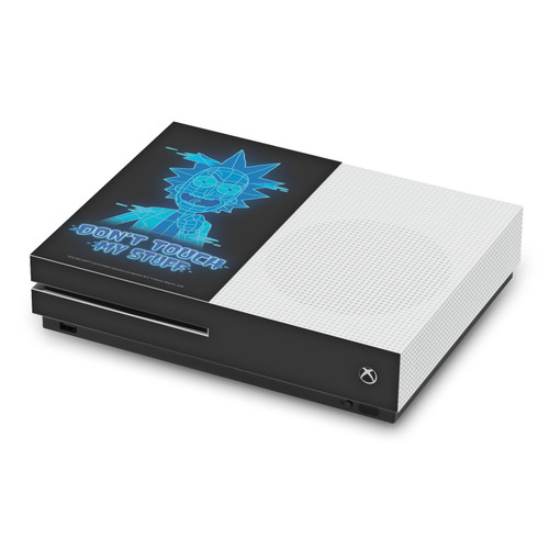 Rick And Morty Graphics Don't Touch My Stuff Vinyl Sticker Skin Decal Cover for Microsoft Xbox One S Console