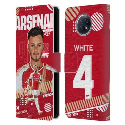Arsenal FC 2023/24 First Team Ben White Leather Book Wallet Case Cover For Xiaomi Redmi Note 9T 5G