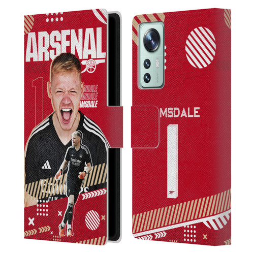 Arsenal FC 2023/24 First Team Aaron Ramsdale Leather Book Wallet Case Cover For Xiaomi 12