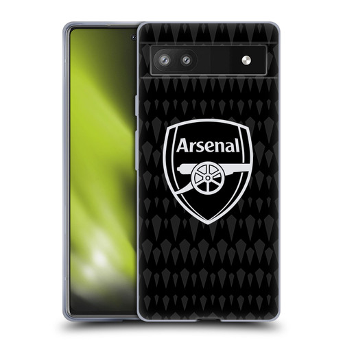 Arsenal FC 2023/24 Crest Kit Home Goalkeeper Soft Gel Case for Google Pixel 6a