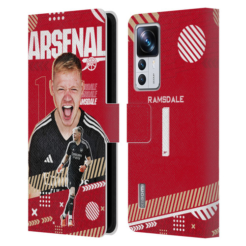 Arsenal FC 2023/24 First Team Aaron Ramsdale Leather Book Wallet Case Cover For Xiaomi 12T Pro