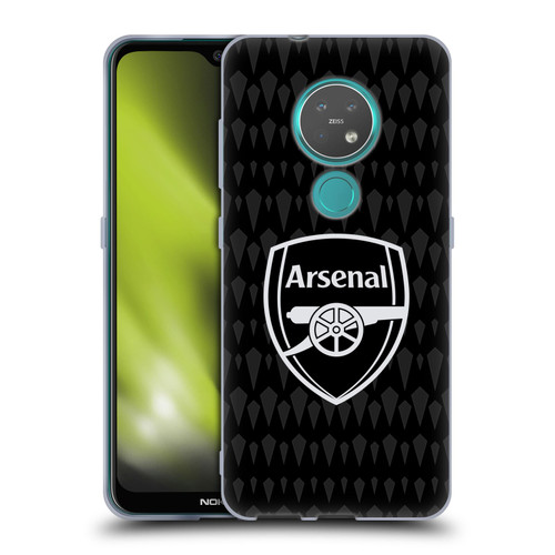 Arsenal FC 2023/24 Crest Kit Home Goalkeeper Soft Gel Case for Nokia 6.2 / 7.2