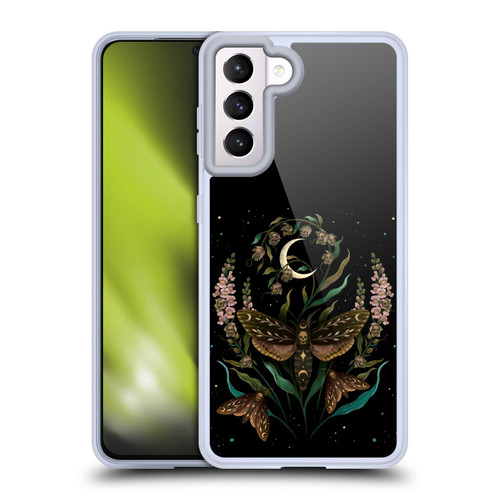 Episodic Drawing Illustration Animals Death Head Soft Gel Case for Samsung Galaxy S21 5G