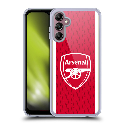 Arsenal FC 2023/24 Crest Kit Home Soft Gel Case for Samsung Galaxy A14 5G