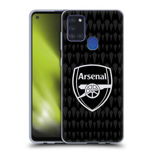 Arsenal FC 2023/24 Crest Kit Home Goalkeeper Soft Gel Case for Samsung Galaxy A21s (2020)