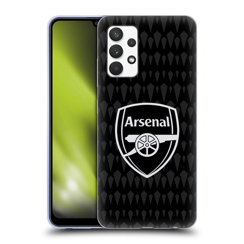 Arsenal FC 2023/24 Crest Kit Home Goalkeeper Soft Gel Case for Samsung Galaxy A32 (2021)