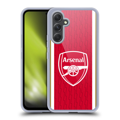 Arsenal FC 2023/24 Crest Kit Home Soft Gel Case for Samsung Galaxy A54 5G
