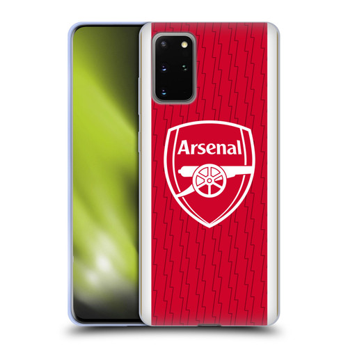 Arsenal FC 2023/24 Crest Kit Home Soft Gel Case for Samsung Galaxy S20+ / S20+ 5G