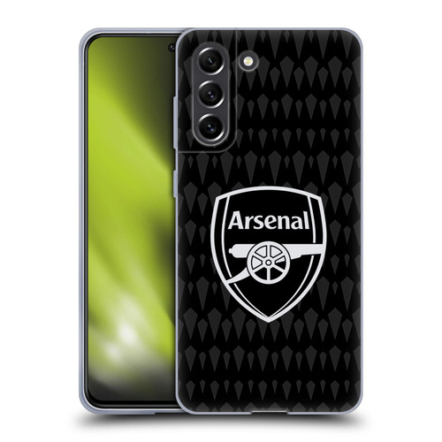 Arsenal FC 2023/24 Crest Kit Home Goalkeeper Soft Gel Case for Samsung Galaxy S21 FE 5G