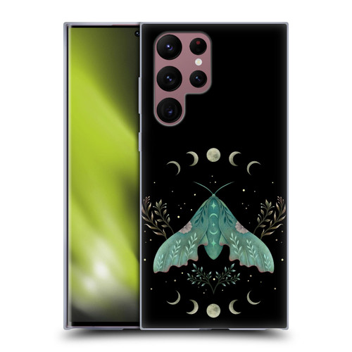 Episodic Drawing Illustration Animals Luna And Moth Soft Gel Case for Samsung Galaxy S22 Ultra 5G