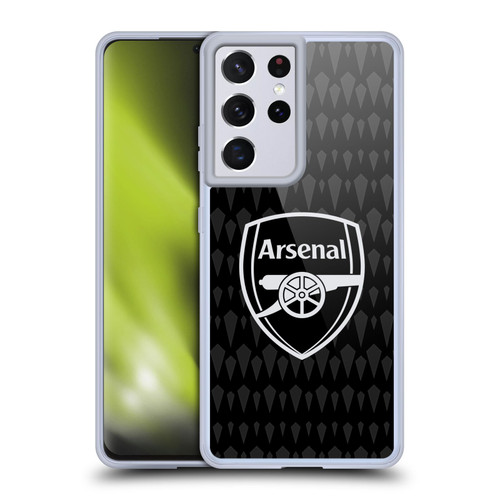 Arsenal FC 2023/24 Crest Kit Home Goalkeeper Soft Gel Case for Samsung Galaxy S21 Ultra 5G