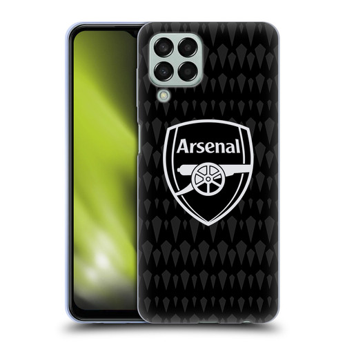 Arsenal FC 2023/24 Crest Kit Home Goalkeeper Soft Gel Case for Samsung Galaxy M33 (2022)