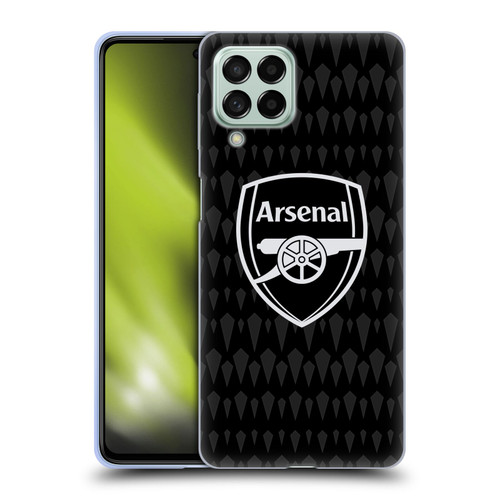 Arsenal FC 2023/24 Crest Kit Home Goalkeeper Soft Gel Case for Samsung Galaxy M53 (2022)