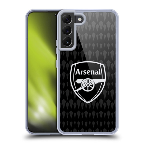 Arsenal FC 2023/24 Crest Kit Home Goalkeeper Soft Gel Case for Samsung Galaxy S22+ 5G