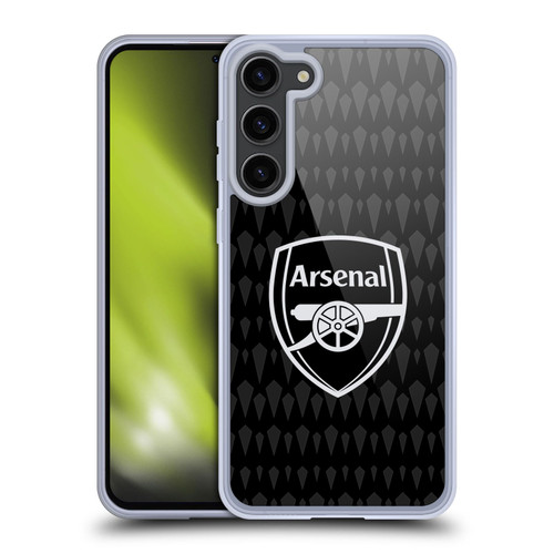 Arsenal FC 2023/24 Crest Kit Home Goalkeeper Soft Gel Case for Samsung Galaxy S23+ 5G