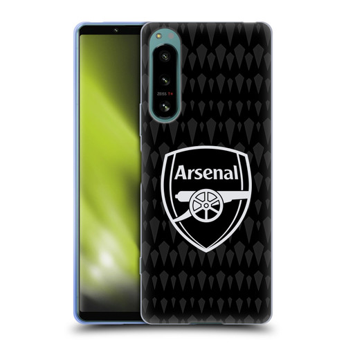 Arsenal FC 2023/24 Crest Kit Home Goalkeeper Soft Gel Case for Sony Xperia 5 IV