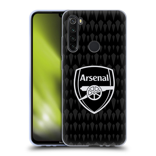 Arsenal FC 2023/24 Crest Kit Home Goalkeeper Soft Gel Case for Xiaomi Redmi Note 8T