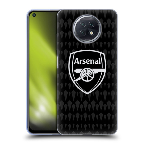Arsenal FC 2023/24 Crest Kit Home Goalkeeper Soft Gel Case for Xiaomi Redmi Note 9T 5G