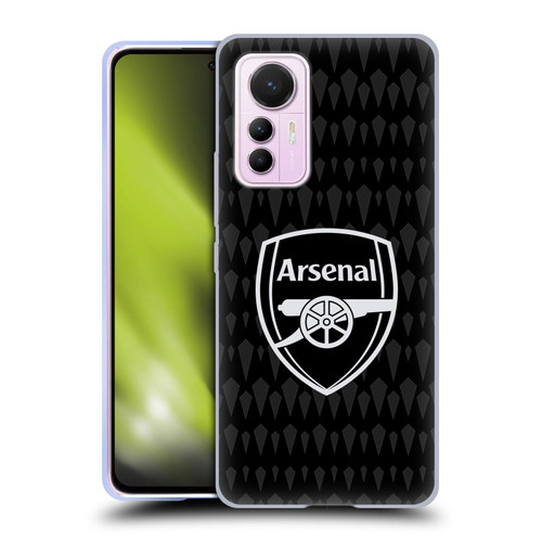 Arsenal FC 2023/24 Crest Kit Home Goalkeeper Soft Gel Case for Xiaomi 12 Lite