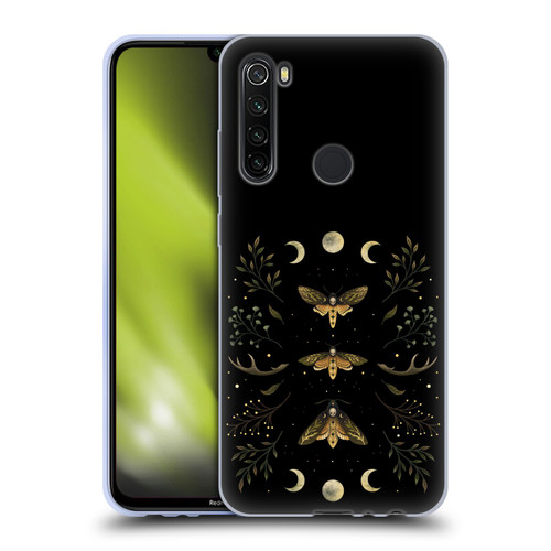Episodic Drawing Illustration Animals Death Head Moth Night Soft Gel Case for Xiaomi Redmi Note 8T