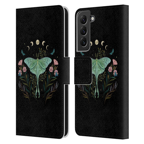 Episodic Drawing Illustration Animals Luna And Forester Leather Book Wallet Case Cover For Samsung Galaxy S22+ 5G