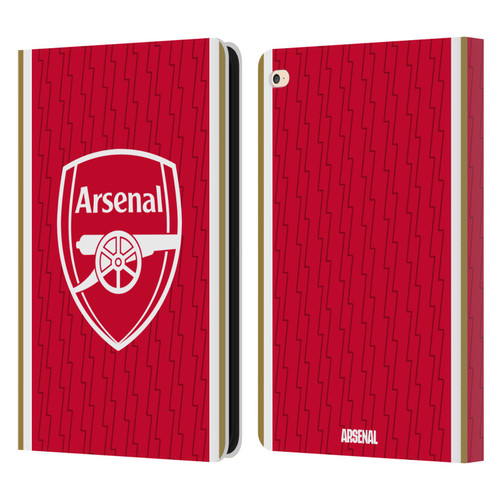 Arsenal FC 2023/24 Crest Kit Home Leather Book Wallet Case Cover For Apple iPad Air 2 (2014)