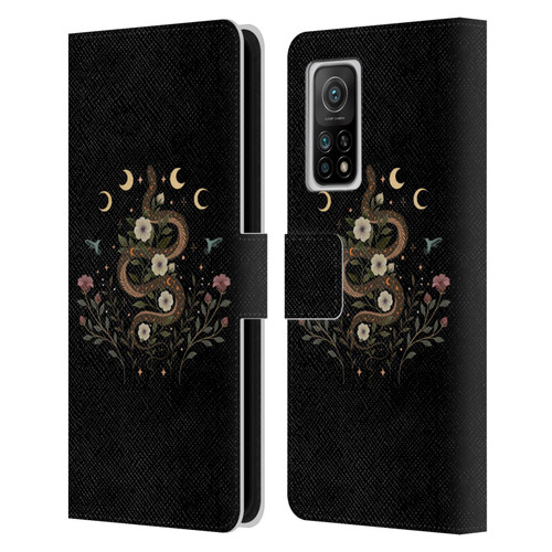 Episodic Drawing Illustration Animals Serpent Spell Leather Book Wallet Case Cover For Xiaomi Mi 10T 5G