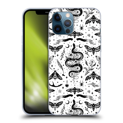 Episodic Drawing Pattern Flash Tattoo Soft Gel Case for Apple iPhone 12 Pro Max