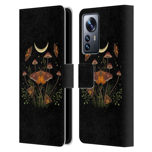 Episodic Drawing Illustration Animals Autumn Light Underwings Leather Book Wallet Case Cover For Xiaomi 12 Pro