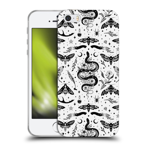 Episodic Drawing Pattern Flash Tattoo Soft Gel Case for Apple iPhone 5 / 5s / iPhone SE 2016
